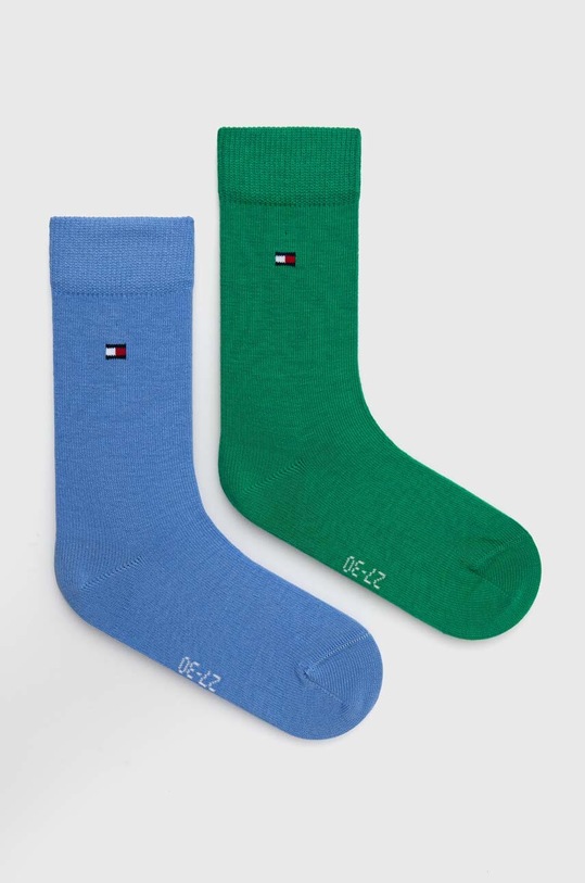 Tommy Hilfiger skarpetki dziecięce 2-pack skarpetki krótkie niebieski 391334.PPYH