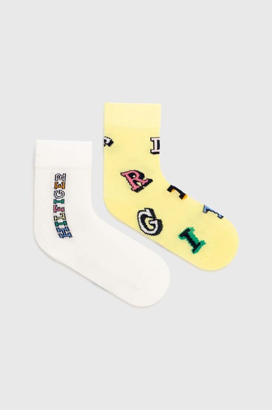 Tommy Hilfiger skarpetki dziecięce 2-pack skarpetki długie żółty 701227315.PPYH