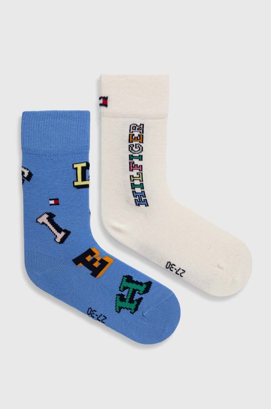 Tommy Hilfiger skarpetki dziecięce 2-pack skarpetki długie niebieski 701227315.PPYH