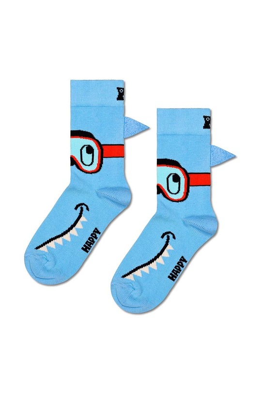 Happy Socks skarpetki dziecięce Kids Shark Sock skarpetki długie niebieski P000661