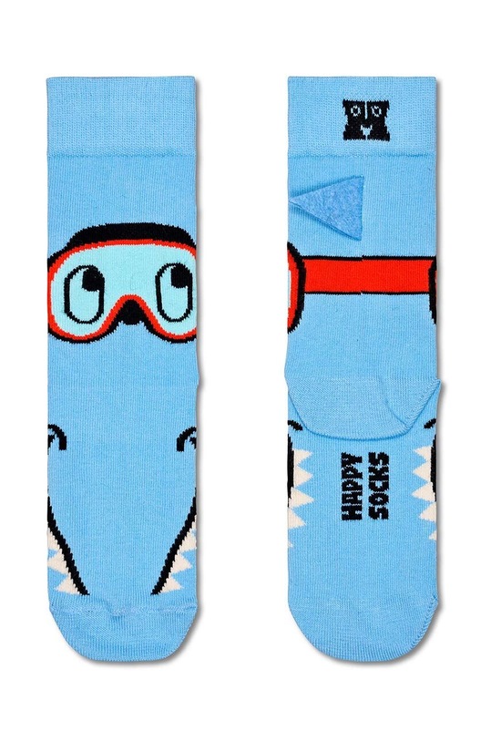 Happy Socks skarpetki dziecięce Kids Shark Sock P000661 niebieski SS24