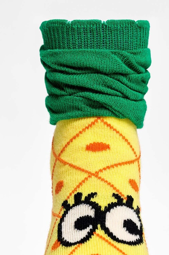 Dječje čarape Happy Socks Kids Pineapple Sock P000660 zlatna SS24