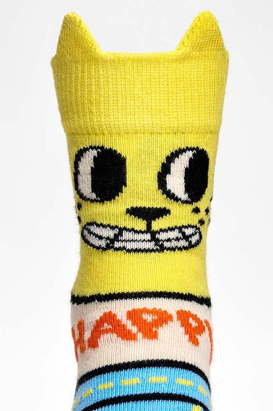 Happy Socks gyerek zokni Kids Cat Sock P000786 kék SS24
