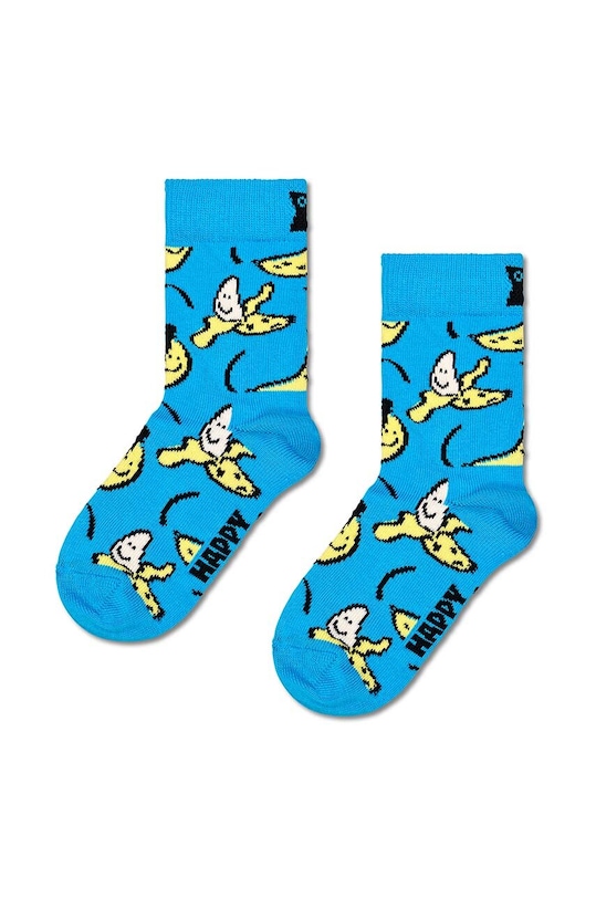 Happy Socks sosete copii Kids Banana Sock sosete lungi albastru P000784