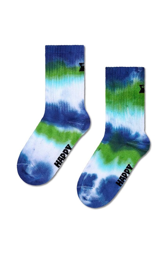 Happy Socks skarpetki dziecięce Kids Tie-dye Sock skarpetki długie niebieski P000803