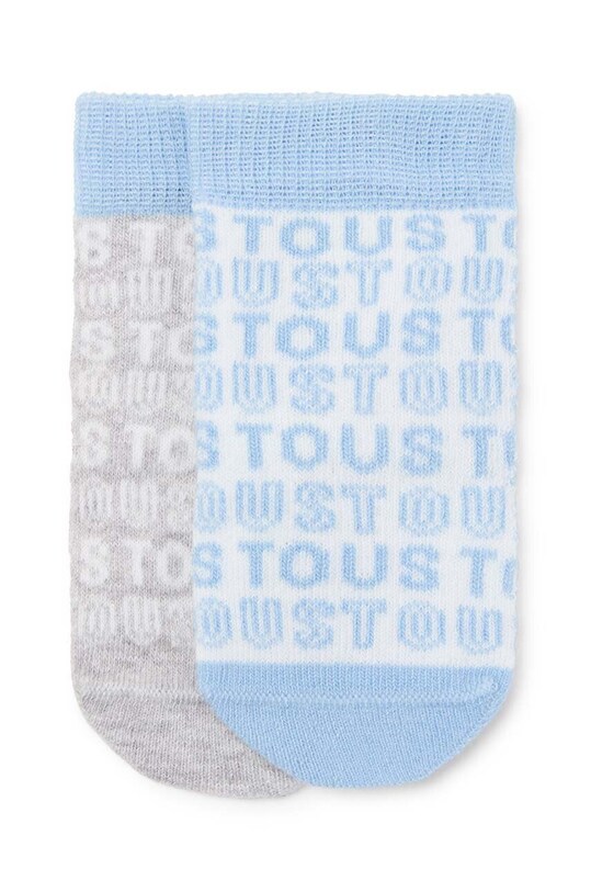Tous skarpetki niemowlęce 2-pack skarpetki długie niebieski SSocks.2002