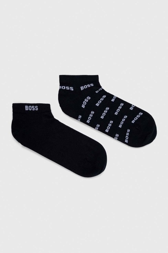 Čarape BOSS 2-pack bez uzorka mornarsko plava 50511426