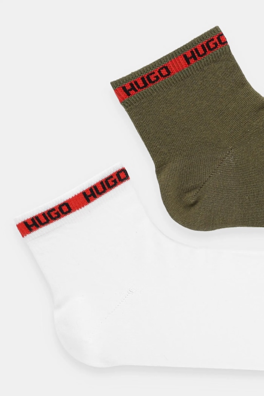 HUGO skarpetki 2-pack 2P SH TAPE CC 50516390 zielony NC00