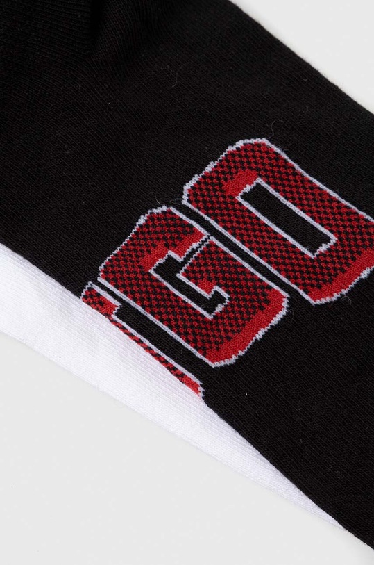 HUGO zokni 2 db 50514116 fekete SS24