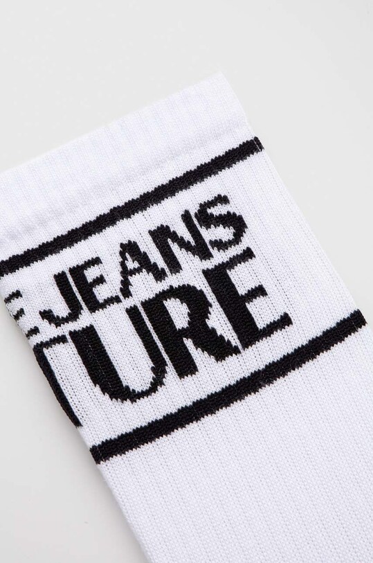 Versace Jeans Couture sosete 76GA0J04.ZG079 alb SS24
