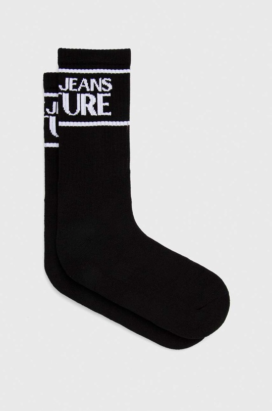 Ponožky Versace Jeans Couture dlouhé ponožky černá 76GA0J04.ZG079