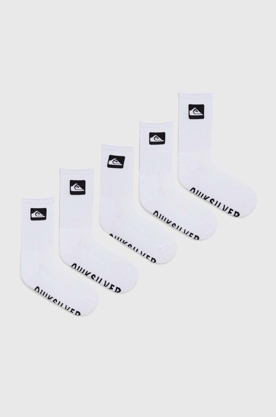 Quiksilver skarpetki 5-pack skarpetki długie biały AQYAA03311
