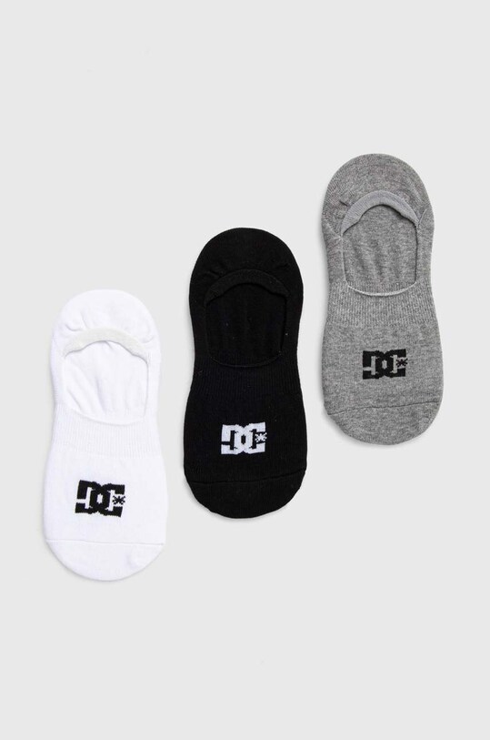 DC sosete 3-pack sosete scurte gri ADYAA03191
