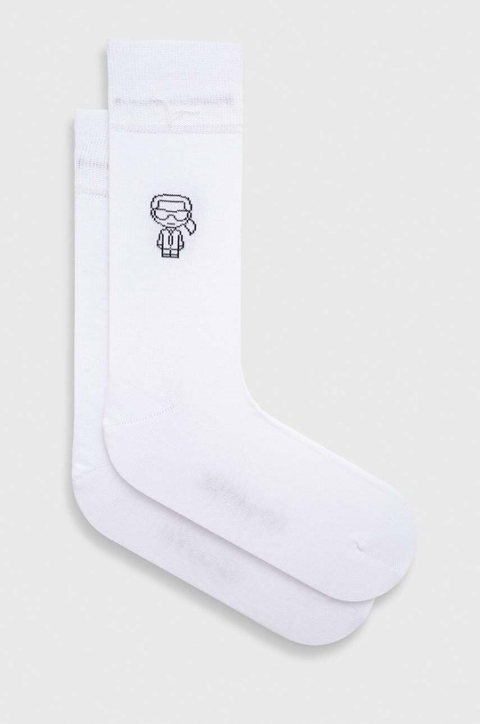 Karl Lagerfeld șosete sosete lungi alb 542102.805512