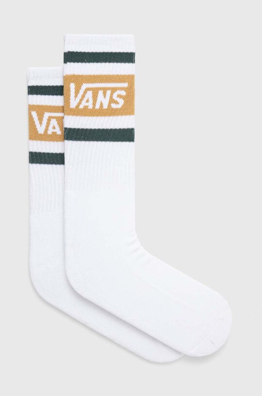 Ponožky Vans dlhé ponožky biela VN000F0U5QJ1