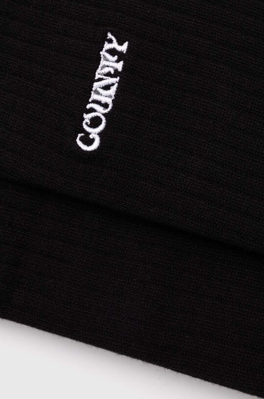 Marcelo Burlon calzini Manifesto Logo Shorts Socks CMRA015S24KNI0021001 nero SS24