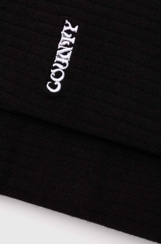 Marcelo Burlon șosete Manifesto Logo Shorts Socks CMRA015S24KNI0021001 negru SS24