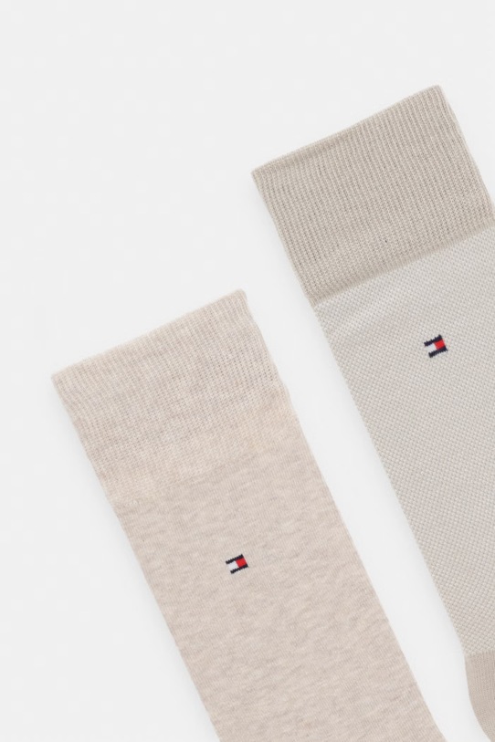 Tommy Hilfiger skarpetki 2-pack 701226104 beżowy SS26