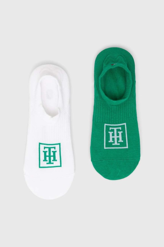 Ponožky Tommy Hilfiger 2-pack krátké ponožky zelená 701227296