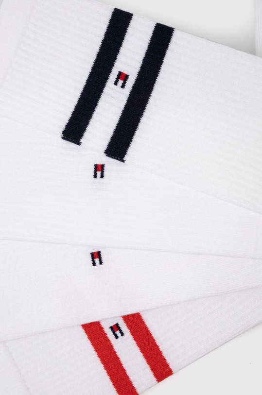 Ponožky Tommy Hilfiger 4-pak 701227433 biela SS24