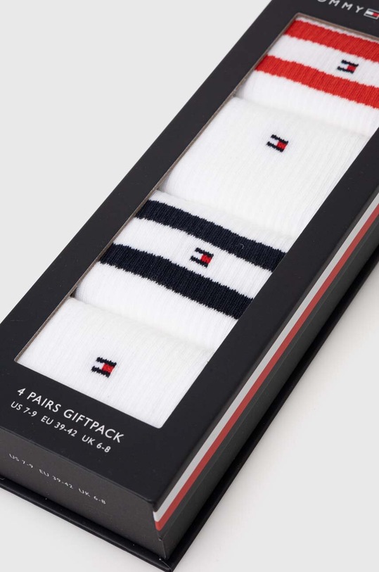 Oblečenie Ponožky Tommy Hilfiger 4-pak 701227433 biela
