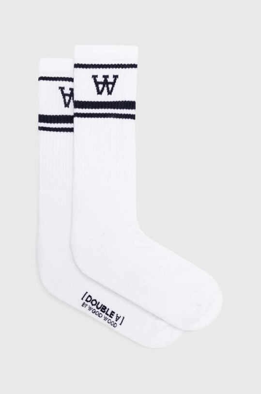 Wood Wood socks Con 2-pack ankle socks white 10009201.9517