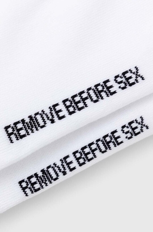 032C socks Remove Before Sex Socks 002.RBS white SS24