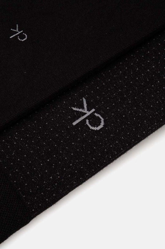 Ponožky Calvin Klein 2-pak 701229432 čierna AW24