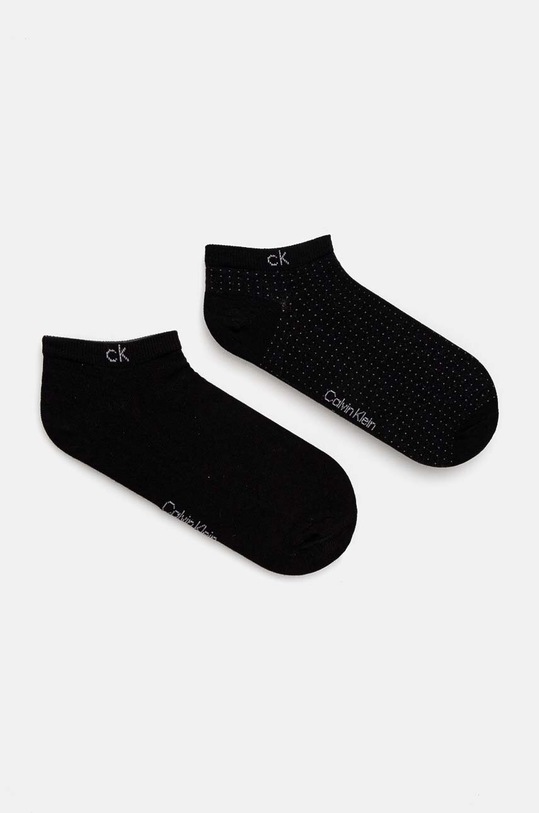 Calvin Klein skarpetki 2-pack melanż czarny 701229435
