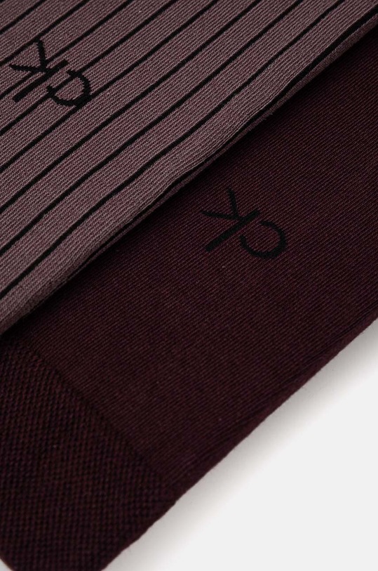 Ponožky Calvin Klein 2-pack 701229437 burgundské AW24