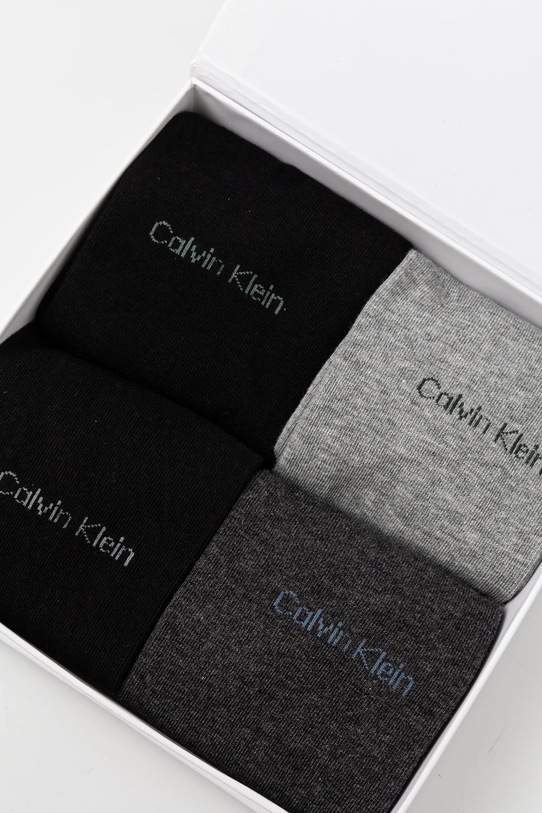 Oblečenie Ponožky Calvin Klein 4-pak 701229429 sivá