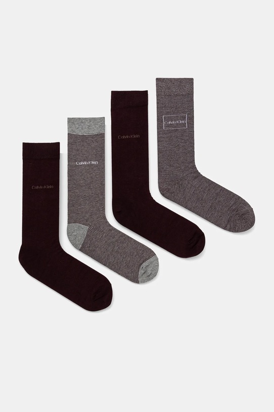 Ponožky Calvin Klein 4-pak jednofarebný viacfarebná 701229430