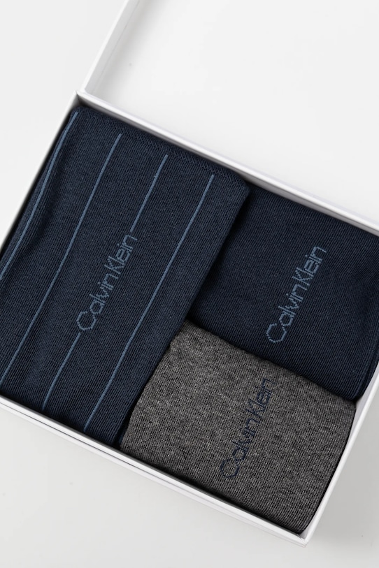 Ponožky Calvin Klein 3-pak 701230087 fialová AW24