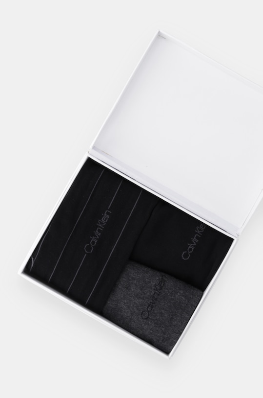 Ρούχα Κάλτσες Calvin Klein 3-pack 701230087 μαύρο