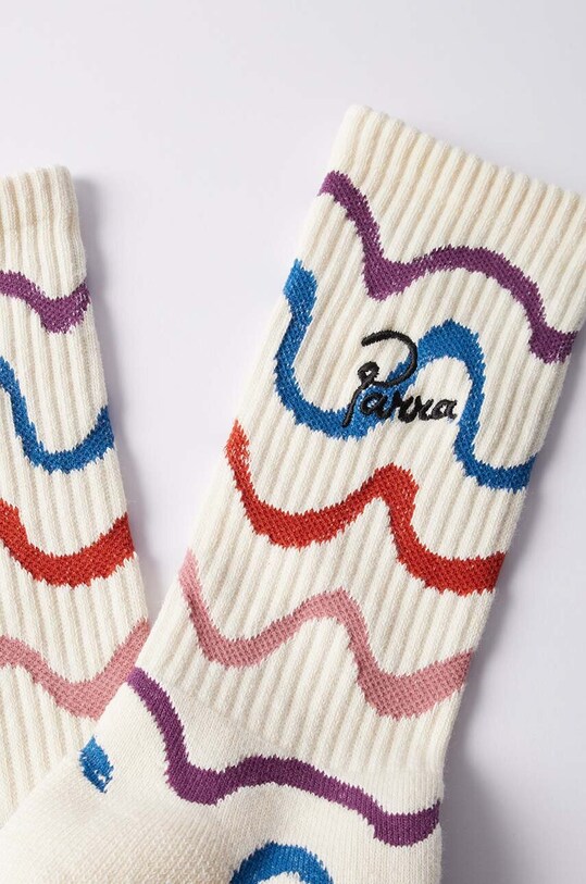by Parra socks Sock Wave Crew Socks 51360 white SS24