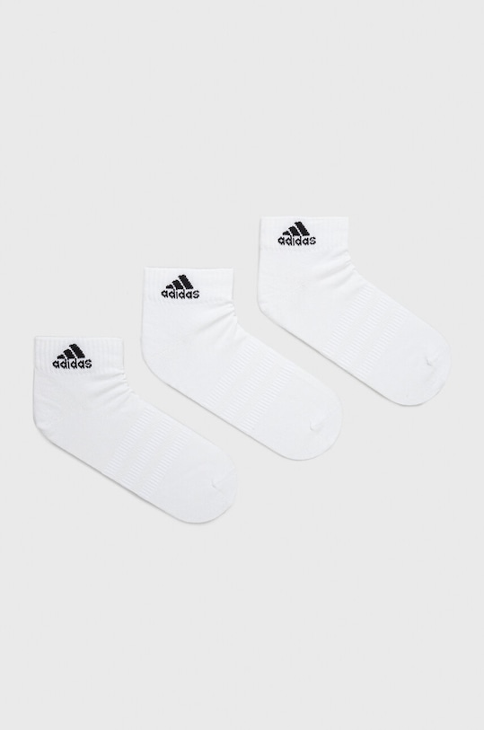 adidas calzini pacco da 6 calzini corti bianco HT3430