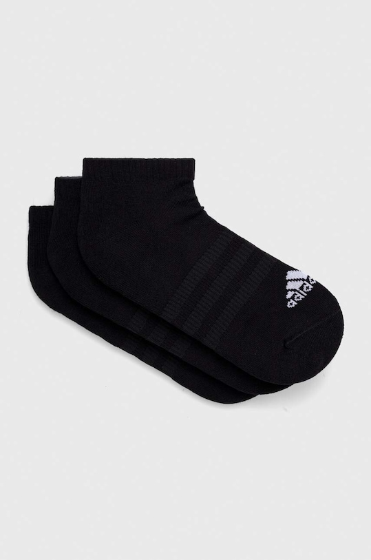 Ponožky adidas Low-Cut Socks 3-pack krátké ponožky černá IC1332