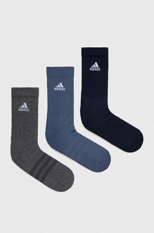 Ponožky adidas 3-pak C SPW CRW 3P dlhé ponožky modrá IP2634