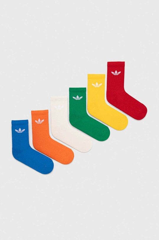 Шкарпетки adidas Originals 6-pack довгі шкарпетки білий IT7571