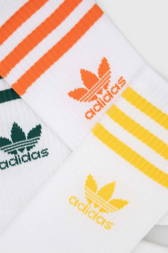 Чорапи adidas Originals (3 броя) 3-pack IU2661 бял SS24