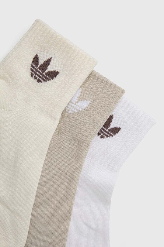 Nogavice adidas Originals 3-pack IU2699 bež SS24