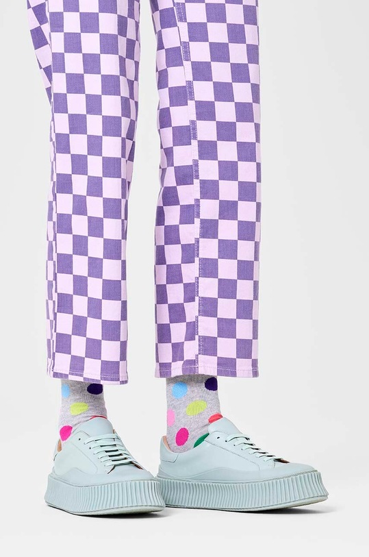 Happy Socks skarpetki Big Dot Sock P000904 szary SS24