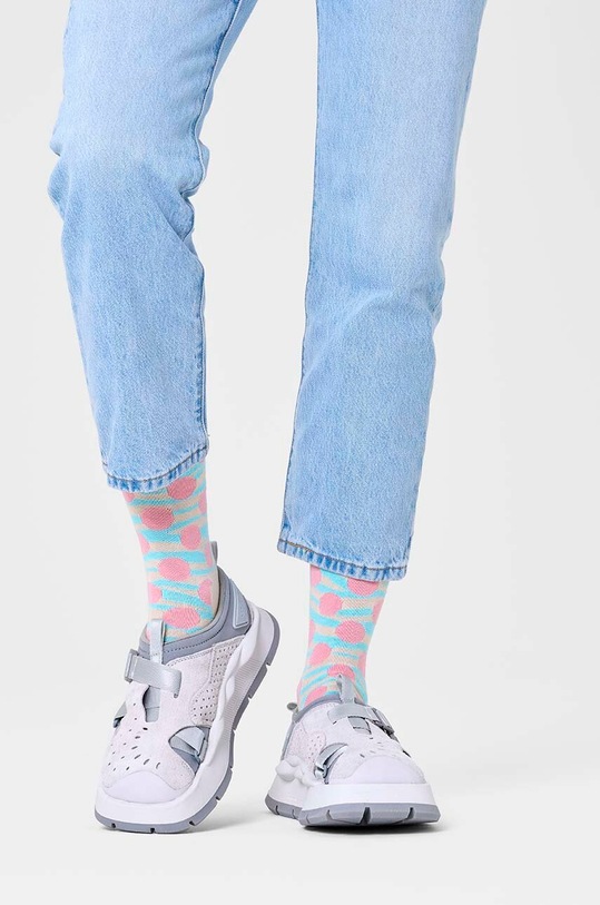 Happy Socks skarpetki Tiger Dot Sock P000777 różowy SS24