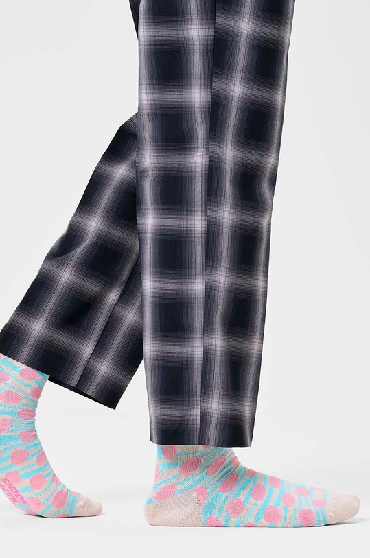 Odzież Happy Socks skarpetki Tiger Dot Sock P000777 różowy