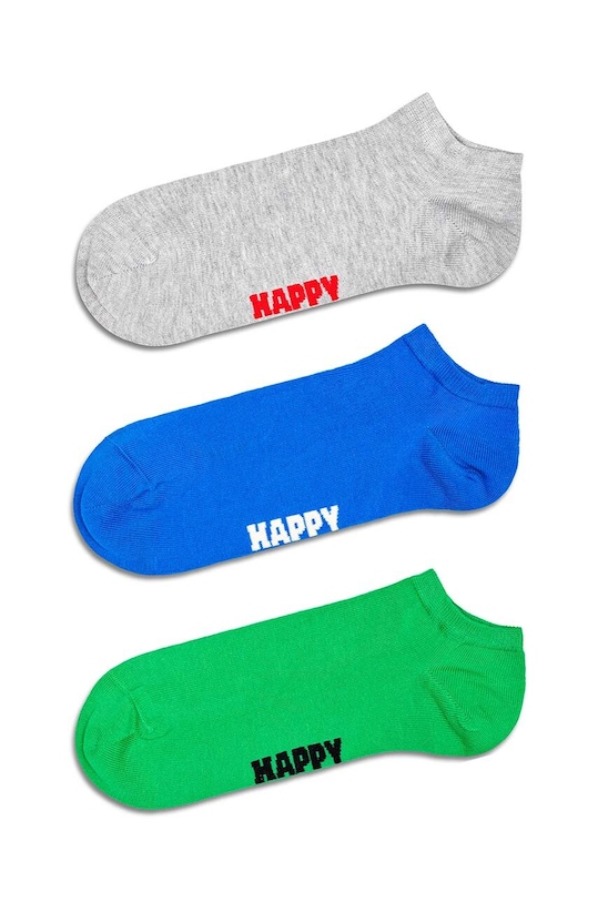 Happy Socks skarpetki Solid Low 3-pack skarpetki krótkie multicolor P001021