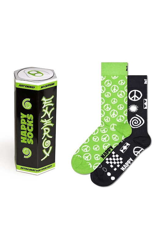 Happy Socks skarpetki Gift Box Energy Drink 2-pack skarpetki długie multicolor P000677