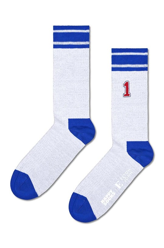 Шкарпетки Happy Socks x Elton John Stadium Mid High довгі шкарпетки білий P000673