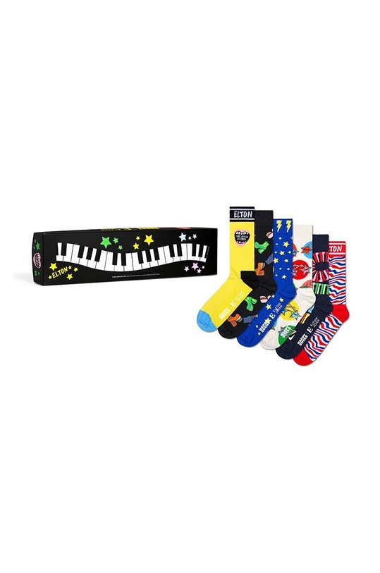 Happy Socks skarpetki x Elton John 6-pack skarpetki długie multicolor P000854
