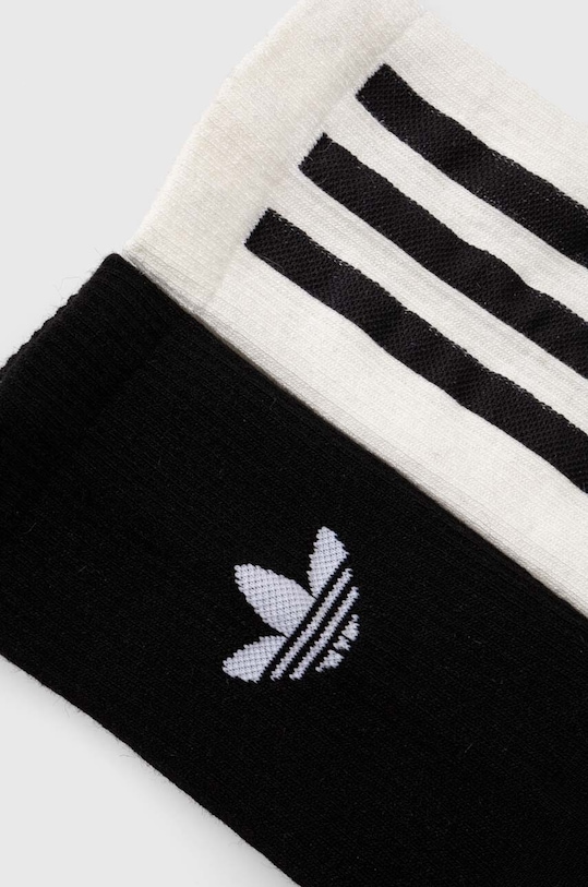 adidas Originals skarpetki z domieszką kaszmiru 2-pack Trefoil Premium Crew IR5731 biały SS24