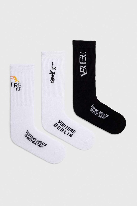 Κάλτσες Vertere Berlin 3-pack NIGHTTIME ψηλές κάλτσες λευκό VER.SOCKS